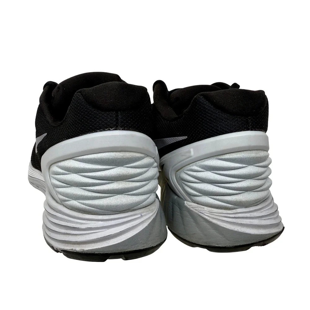 Nike LunarGlide 6 Running Shoes Black‎ White 654434-001 Size Women's 10
